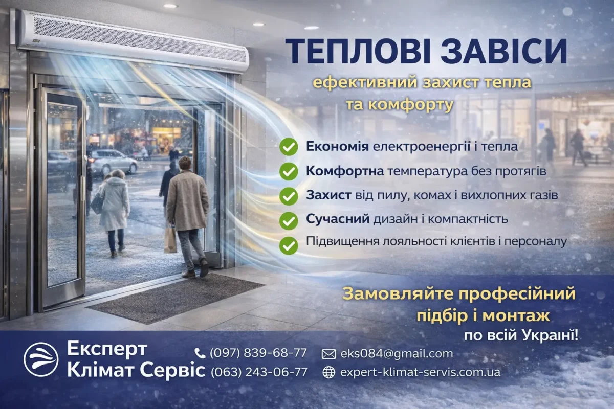 Важливість теплових завіс