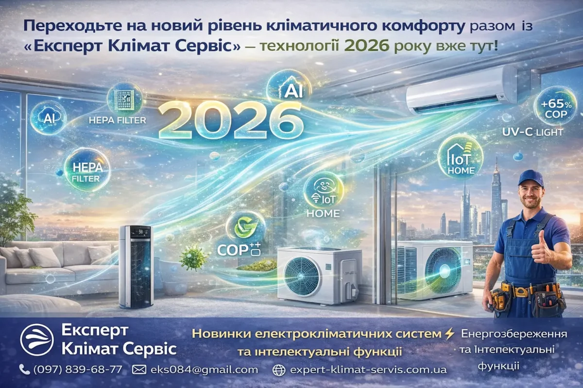 Новинки в галузі електрокліматичних систем 2026